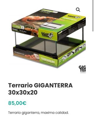 4 Terrarios Giganterra 30x30x20