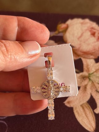 Colgante Dije Cruz Virgen Guadalupe Xuping