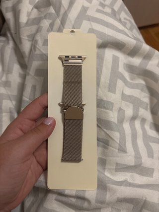Correa Apple Watch Milanesa dorada