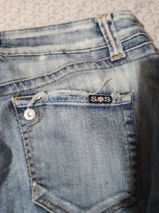 Pantalón vaquero SOS mujer azul