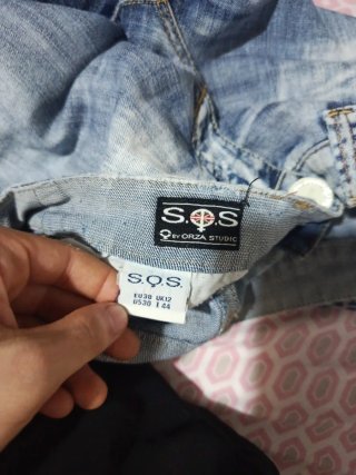 Pantalón vaquero SOS mujer azul