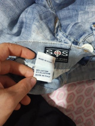 Pantalón vaquero SOS mujer azul