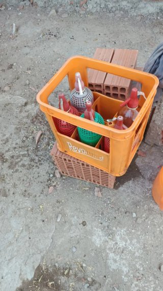 Lote Botellas Sifón Vintage