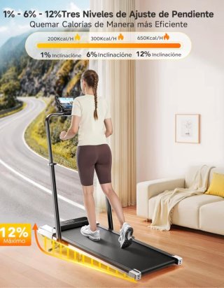 Cinta Correr Plegable LED App 25.4kg