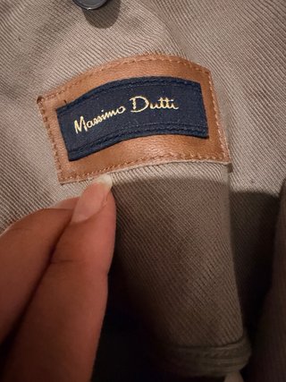 Blazer Massimo Dutti Mujer Talla S Marrón