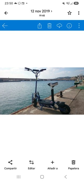 Patinete eléctrico Raycool como nuevo