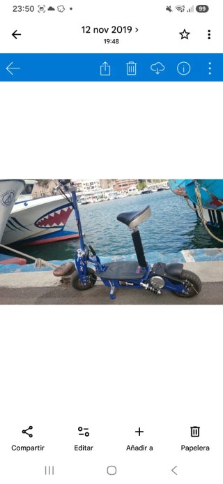 Patinete eléctrico Raycool como nuevo