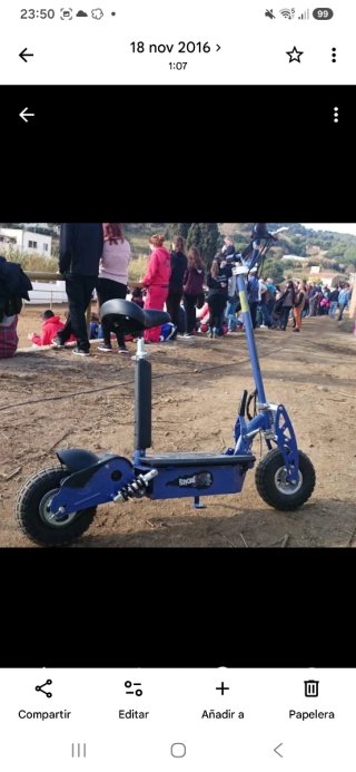 Patinete eléctrico Raycool como nuevo