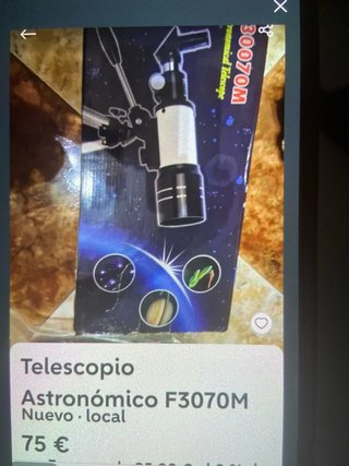 Telescopio Astronómico F30070M