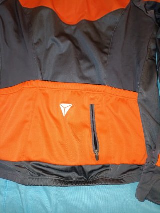 Chaqueta Ciclismo B-PRO Naranja/Gris