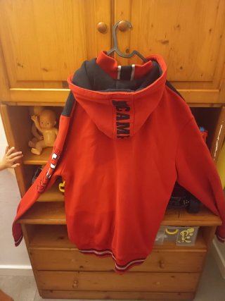 Chaqueta Cap David Snow Polo Negra Roja