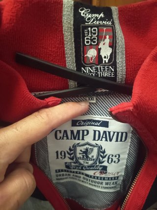 Chaqueta Cap David Snow Polo Negra Roja