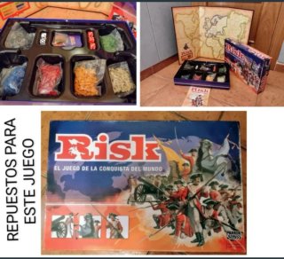 LOTE D FIGURAS REPUESTO PARA JUEGO RISK DE PARKER