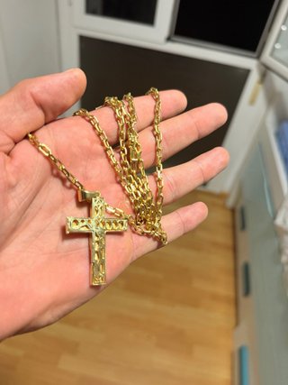 Cadena de oro de 18k total 53 gramos