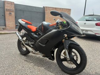 Ciclomotor Hispania 50cc Negro/Naranja