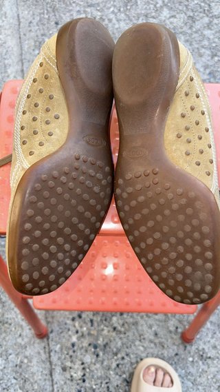 Tod's Scarpe Beige Scamosciate Uomo