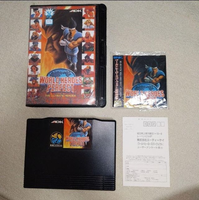 World Heroes Perfect Neo Geo AES