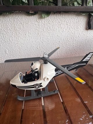 Helicóptero Policía Playmobil