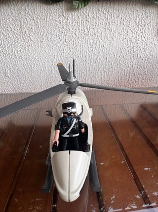 Helicóptero Policía Playmobil