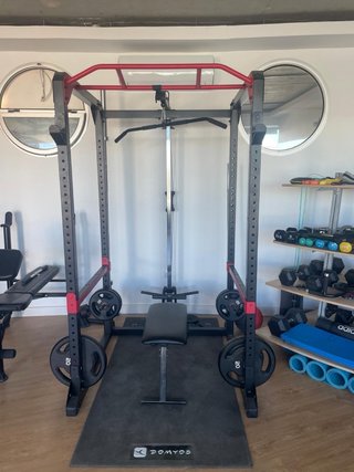 Jaula musculación Power Rack 900 Domyos