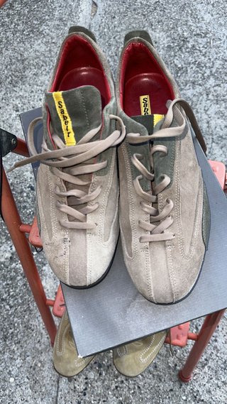 Scarpe uomo Sabelt beige/verde