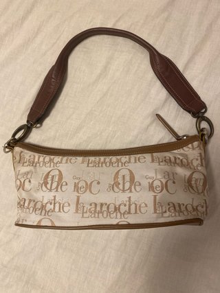 Bolso Guy Laroche Beige y Marrón