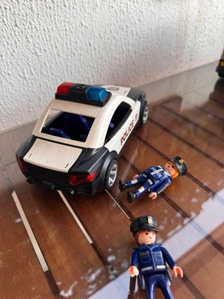 Coche Policía Playmobil con Figuras