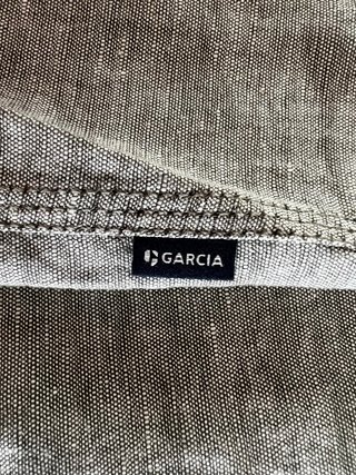 Camisa de lino gris talla S