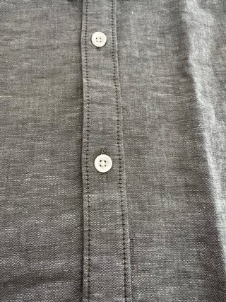 Camisa de lino gris talla S