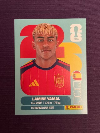 Figurina ESP15 di Lamine Yamal FIFA World Cup 2026