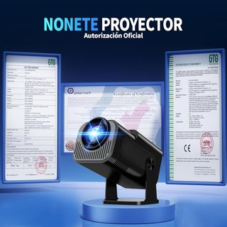 SIN ABRIR Proyector 4K WiFi 6 Bluetooth 5.2