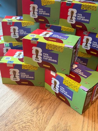 3x box sealed da 100 bustine FIFA World Cup 2026