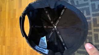 Gorra Fendi FF Marrón