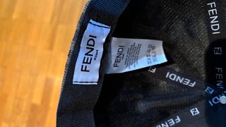 Gorra Fendi FF Marrón