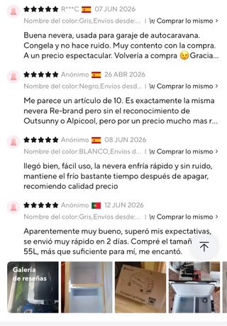 Nevera Portátil 55L compresor