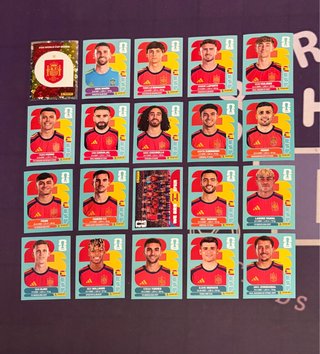 Complete set España stickers FIFA World Cup 2026