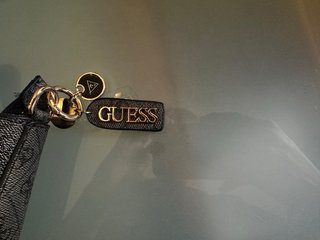 Mala Guess preta e castanha