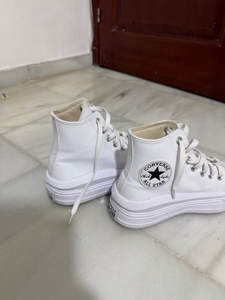 Zapatillas Converse plataforma blancas