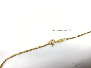 cadena oro 18k 21cm