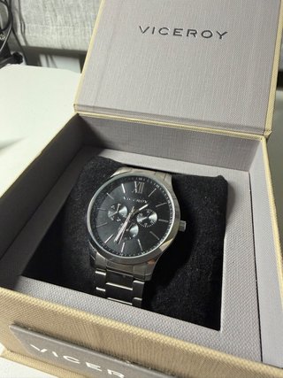 Reloj Viceroy Negro y Plateado