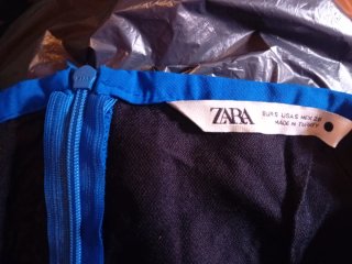 Falda Zara azul