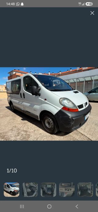 Furgoneta blanga renault traffic