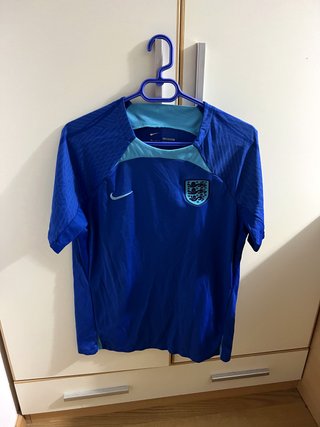 Camiseta Futbol Nike Azul Turquesa Talla M