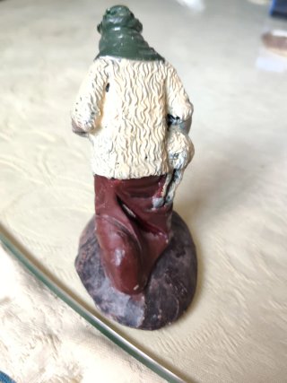 Pastor con rebaño de ovejas