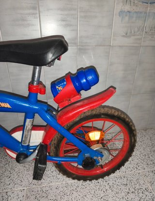 Bicicleta Spiderman 14 Blu e Rosso