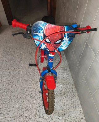 Bicicleta Spiderman 14 Blu e Rosso