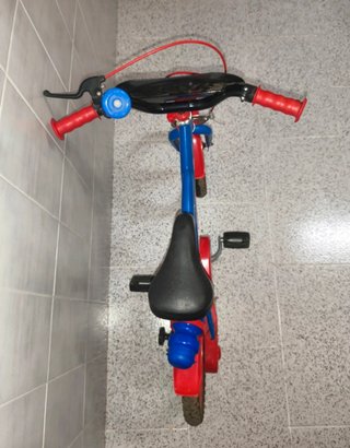 Bicicleta Spiderman 14 Blu e Rosso