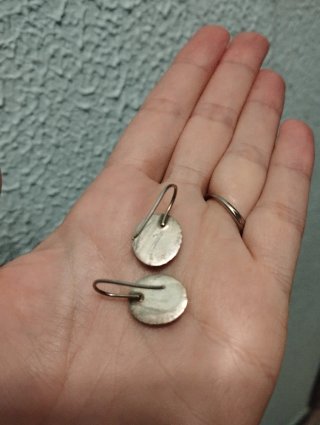Pendientes Plata Ley Ónix Ovalados