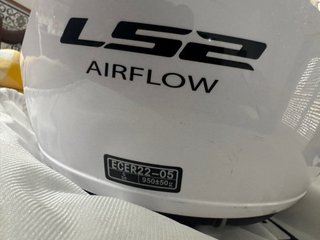 Capacete LS2 OF616 Airflow II Branco tamanho S