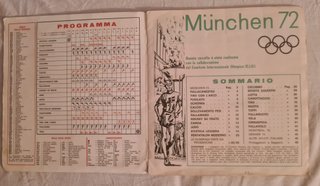 Album Panini München 72 XX Olimpiade